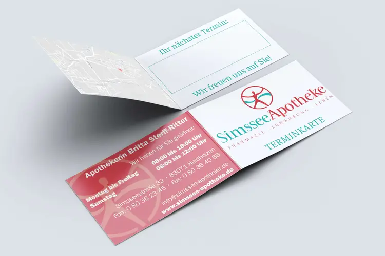 Simssee Apotheke Terminkarten